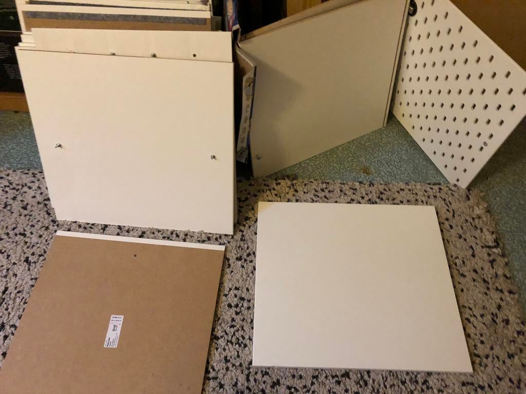 Kallax inzet met 4 legplanken, Ophalen, Minder dan 50 cm, Gebruikt, Minder dan 100 cm
