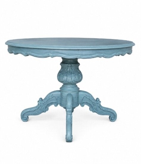 Eettafel (of in set met salontafel), Huis en Inrichting, Tafels | Eettafels, Ophalen, Rond, Zo goed als nieuw, 100 tot 150 cm
