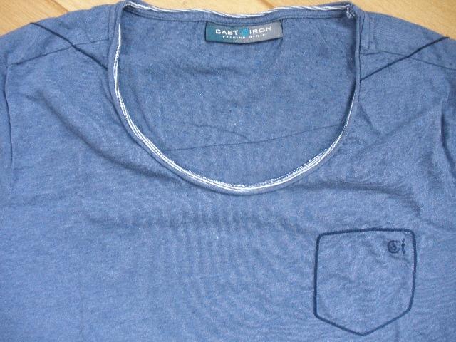 CAST IRON t- shirt blauw maat XXL, Blauw, Overige maten, Ophalen of Verzenden, Zo goed als nieuw