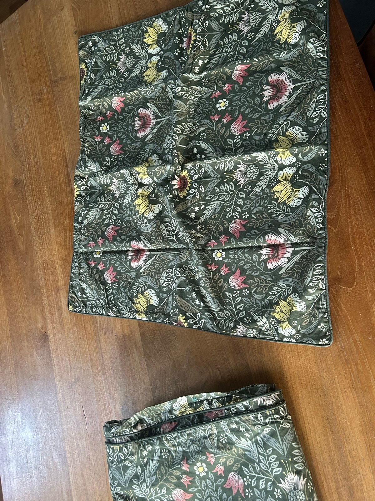 IKEA Dekbedovertrek 1-pers. Incl hoeslaken, Knoopsluiting, Gebruikt, Eenpersoons, Meerkleurig