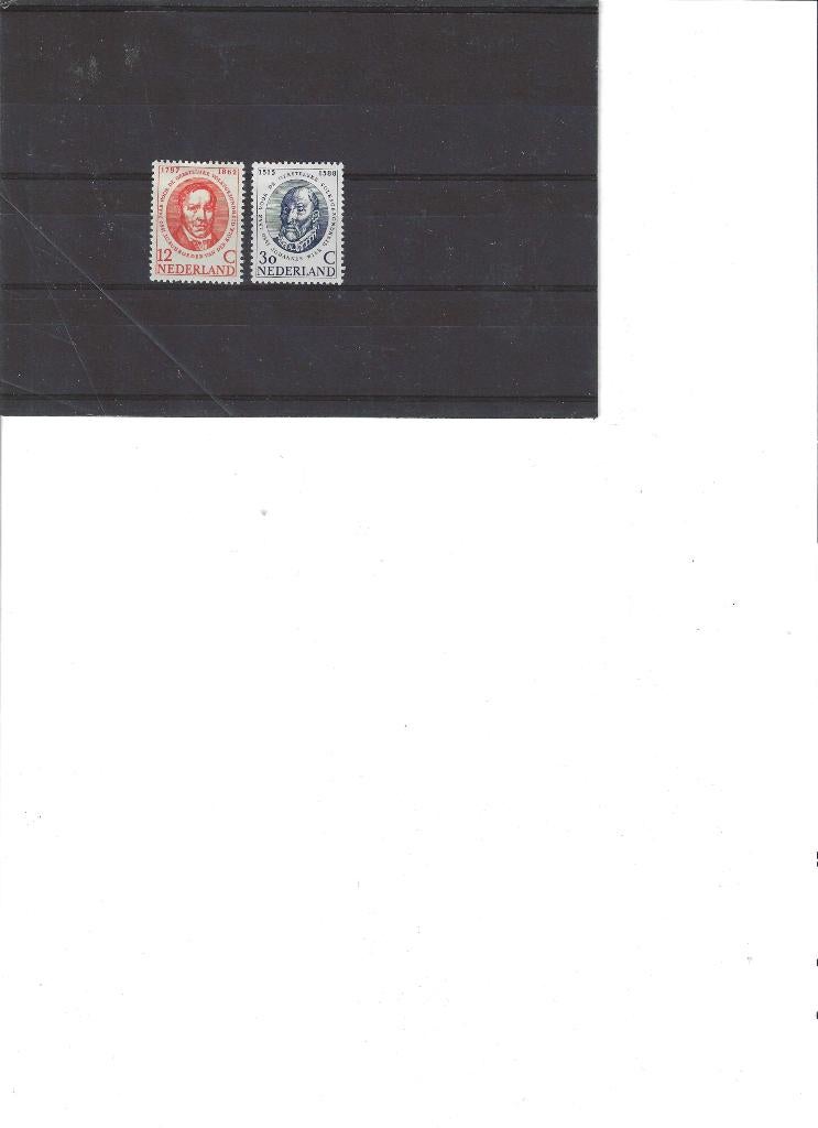 743-744 Int.jaar Geestelijke Volksgezondheid. Ongebruikt, Postzegels en Munten, Postzegels | Nederland, Ophalen of Verzenden, Na 1940