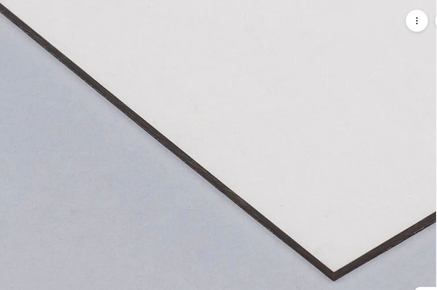 Trespa plaat - Wit Ral 9010 afm.120x120x0.8 cm, Ophalen, Nieuw, Overige materialen, Minder dan 20 mm