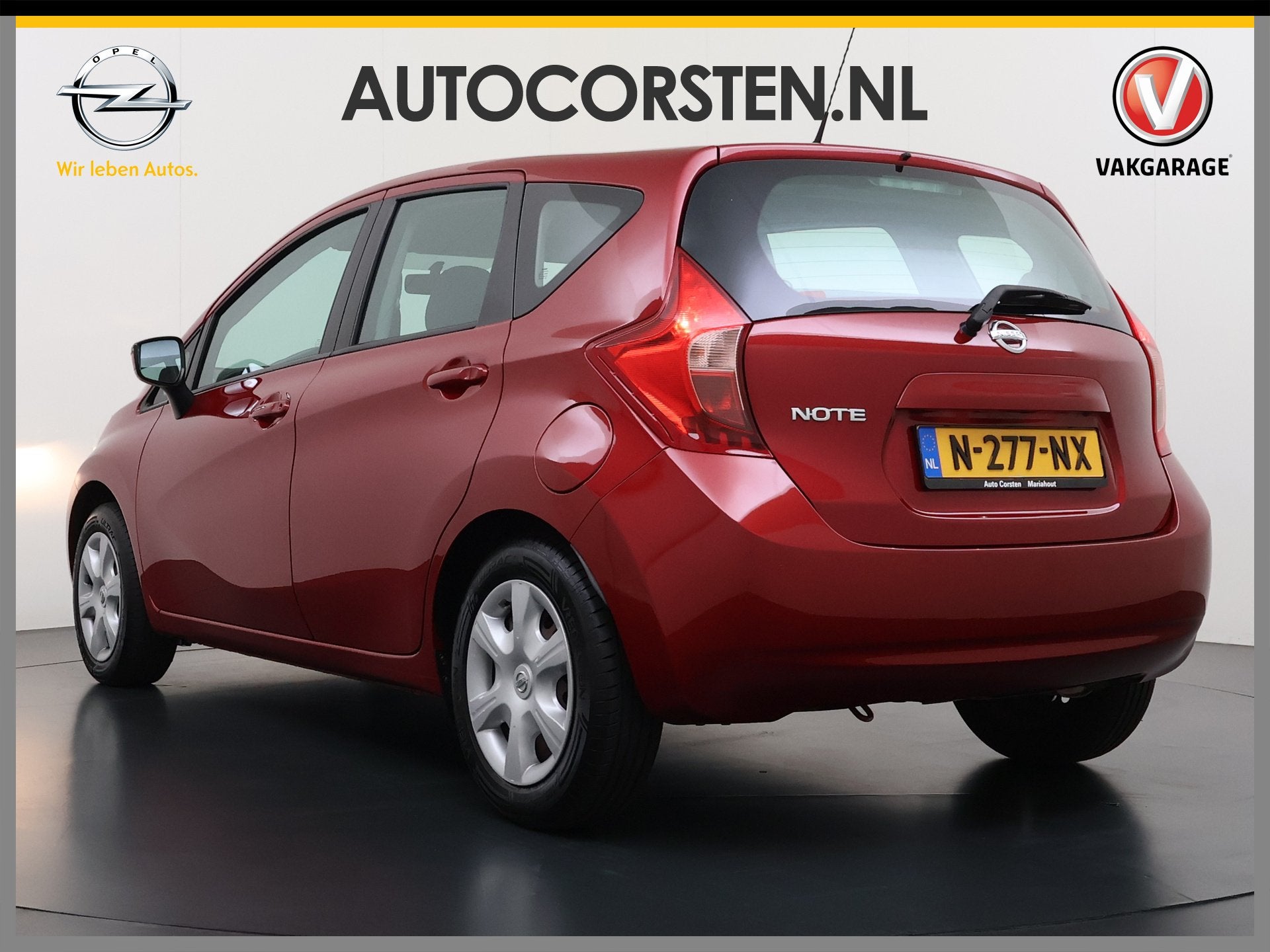 Nissan Note 1.2I 86PK Airco Bluetooth Cruise Control Isofix, Auto's, 82 pk, 49 €/maand, 430 kg, Bedrijf