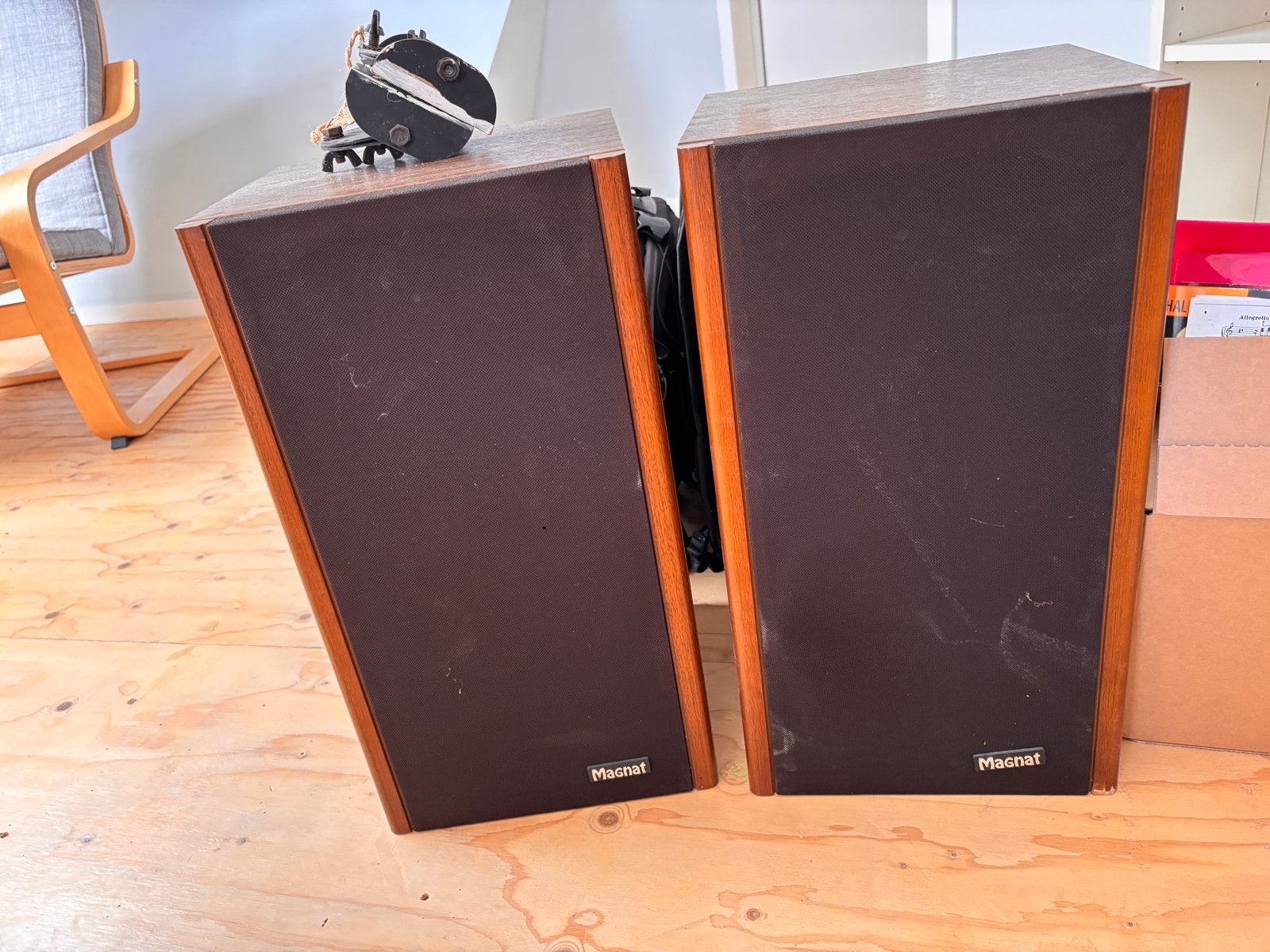 Magnat speakers 3-weg/4-8 Ohm, Ophalen, Stereo speakers, Gebruikt, Magnat