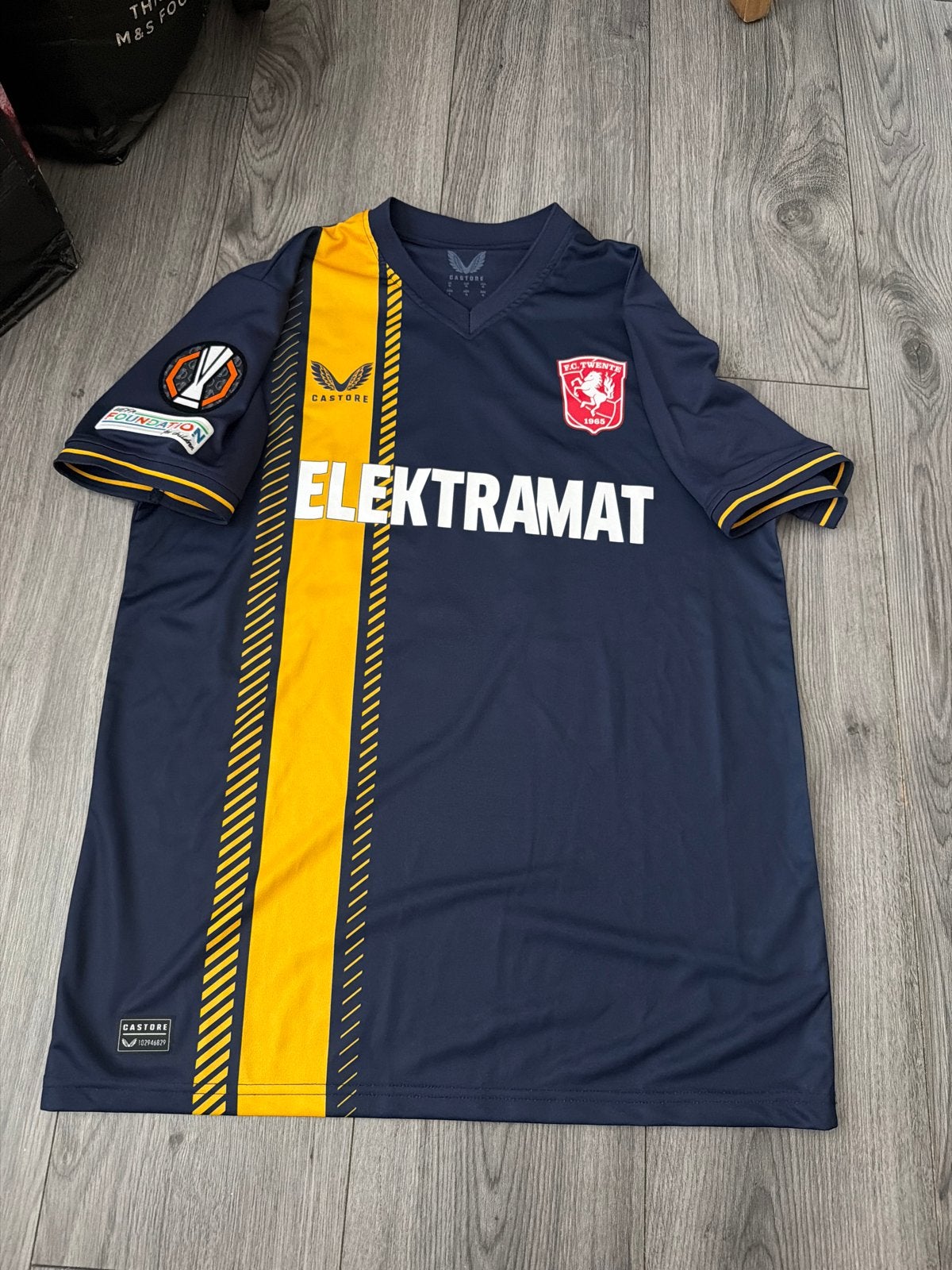 Matchworn Vlap FC Twente - Eenmalig Gedragen, Blauw, Overige maten, Ophalen of Verzenden, Voetbal