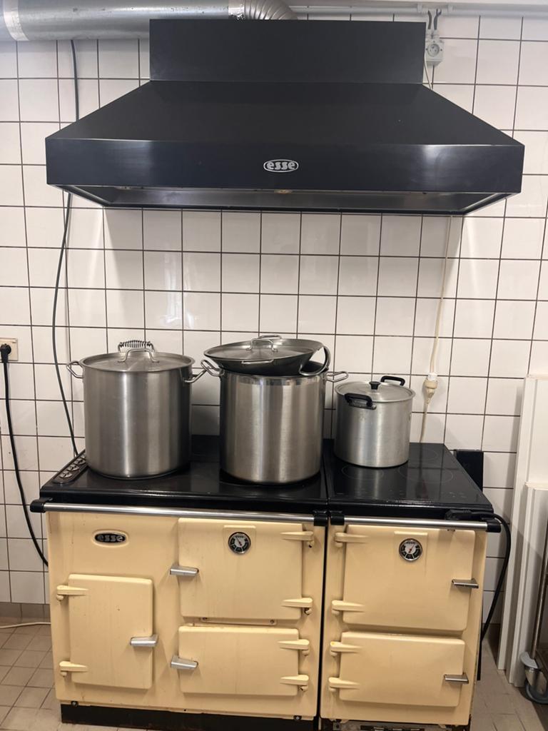 Elektries Esse kookfornuis, Witgoed en Apparatuur, Fornuizen, Ophalen, Gebruikt, 4 kookzones, Gas