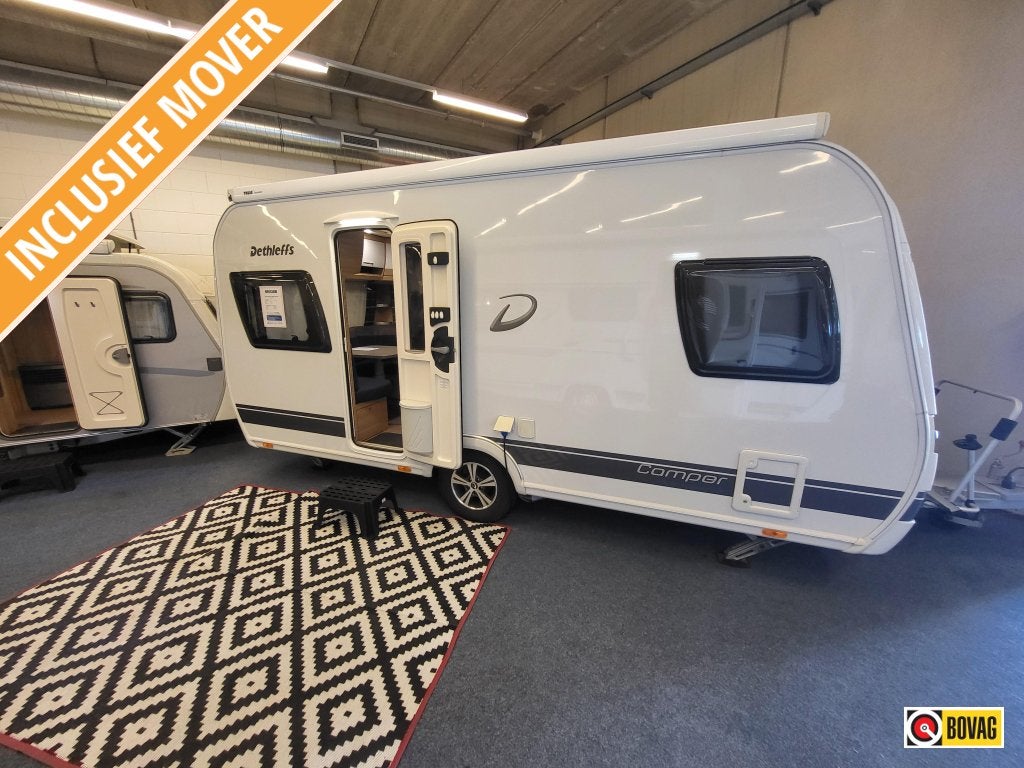 Dethleffs Camper 450 FR; Alko mover,voortent, cassetteluifel, Schokbreker, Rondzit, Bedrijf, Overige typen