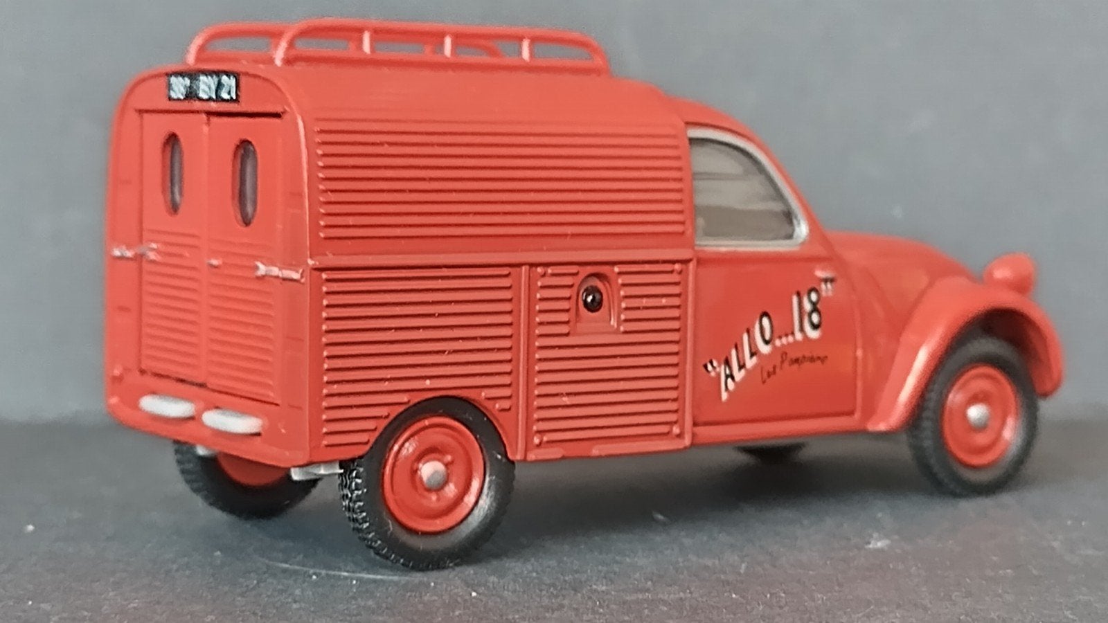 Citroen 2cv Fourgonette Allo 18 Les Pompiers Eligor Pol, Overige merken, Auto, ., Ophalen of Verzenden