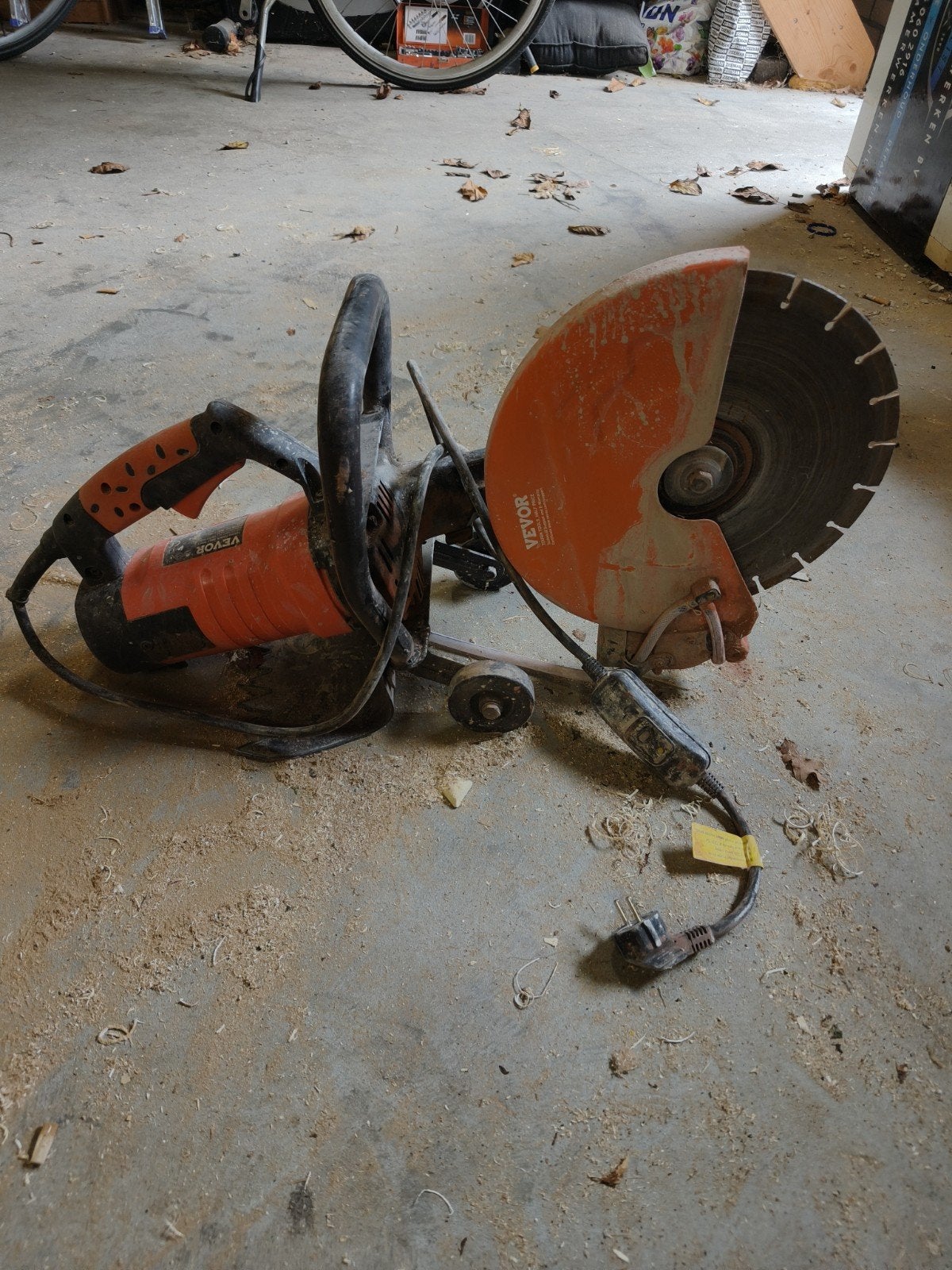 Vevor doorslijpmachine - Krachtige zaag, Gebruikt, Vevor, 70 mm of meer, Overige typen
