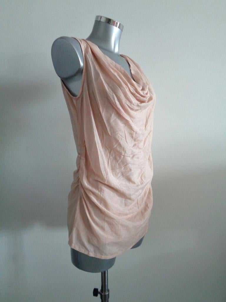 PMD italy nude tuniek, large, deels zijde en katoen NIEUW, Kleding | Dames, Ophalen of Verzenden, Nieuw, Maat 38/40 (M), Overige kleuren