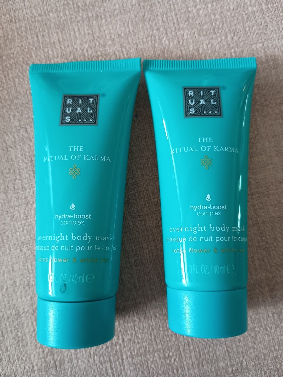 rituals karma overnight body maak 2x 40ml, Ophalen of Verzenden, Nieuw, Bodylotion, Crème of Olie
