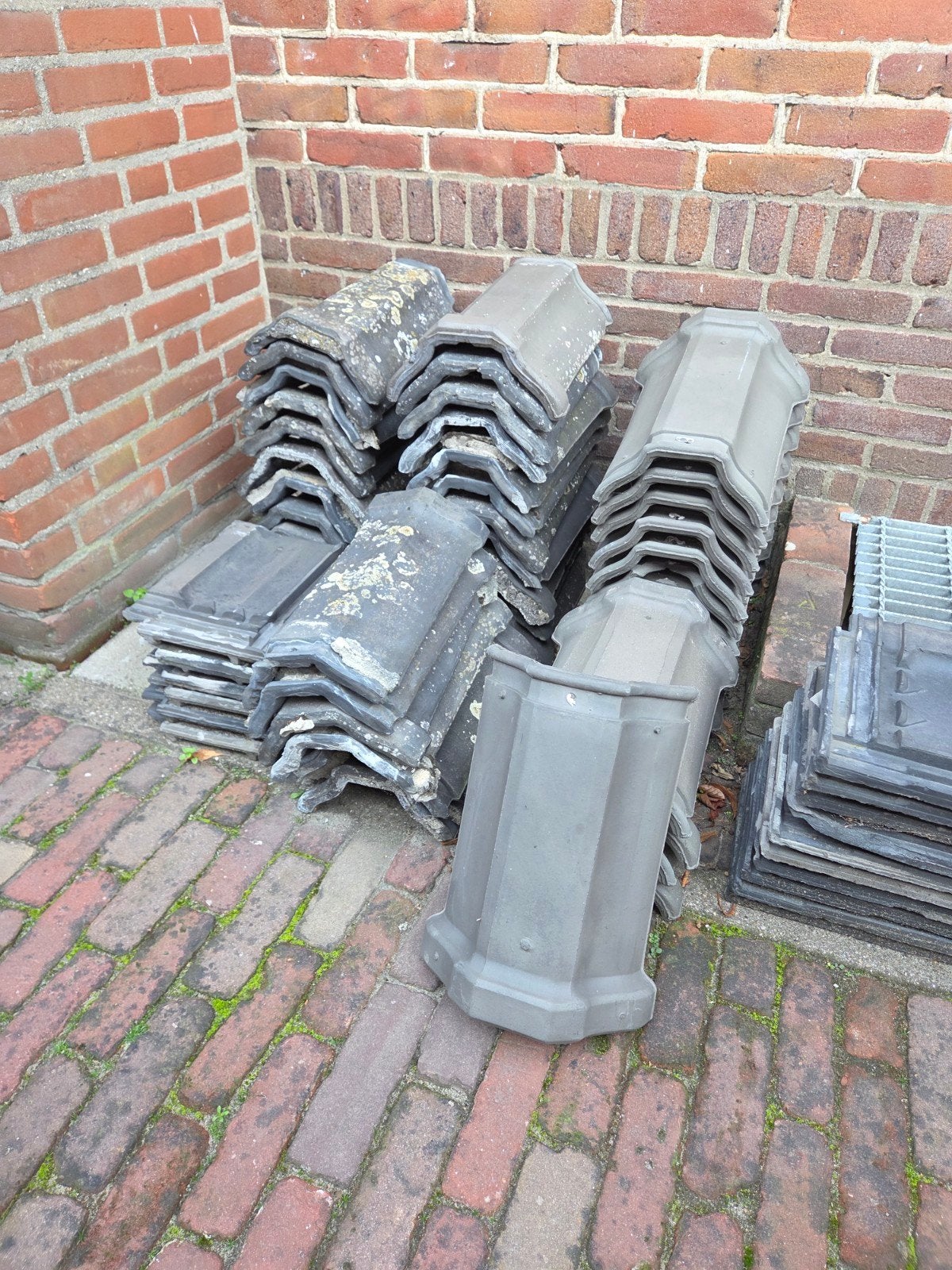 Tuile du Nord nokvorst vlak, nieuw 16 stuks, Ophalen, Steen of Klei, Nieuw, 5 tot 10 m²