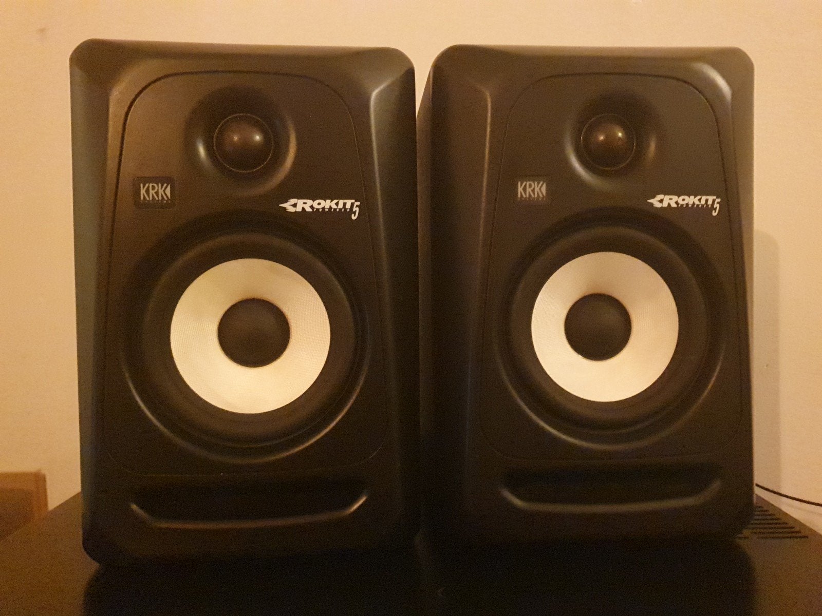 KRK Rokit 5 G3 Studiomonitoren (set van 2), Audio, Tv en Foto, Luidsprekers, Studiomonitor, Gebruikt, Ophalen of Verzenden, KRK