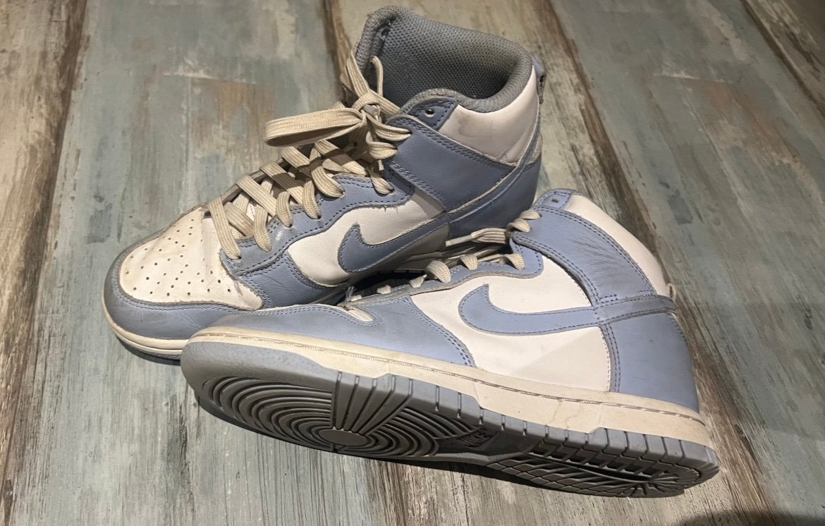 Nike dunk high aluminium maat 37,5, Ophalen of Verzenden, Meisje