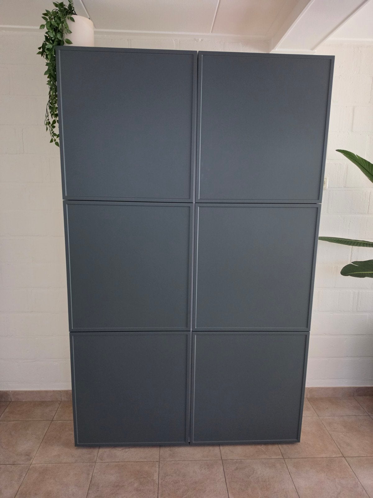 Wandmeubel Besta Ikea., Ophalen, Met deur(en), Zo goed als nieuw, Minder dan 150 cm