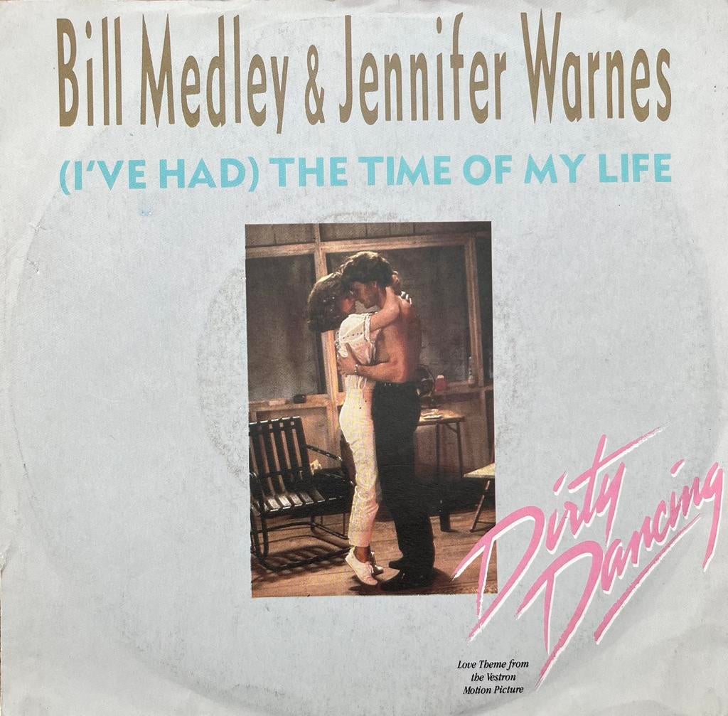 SINGLE Bill Medley & Jennifer Warnes - The time of my life, Cd's en Dvd's, Vinyl Singles, Ophalen of Verzenden, Zo goed als nieuw