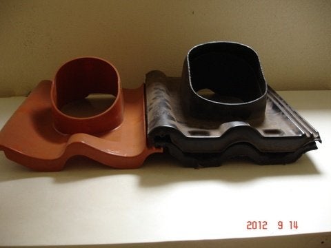 UBBINK / BURGERHOUT dakpan nieuw, Doe-het-zelf en Verbouw, Dakpannen en Dakbedekking, Ophalen, Steen of Klei, Zwart, Nieuw