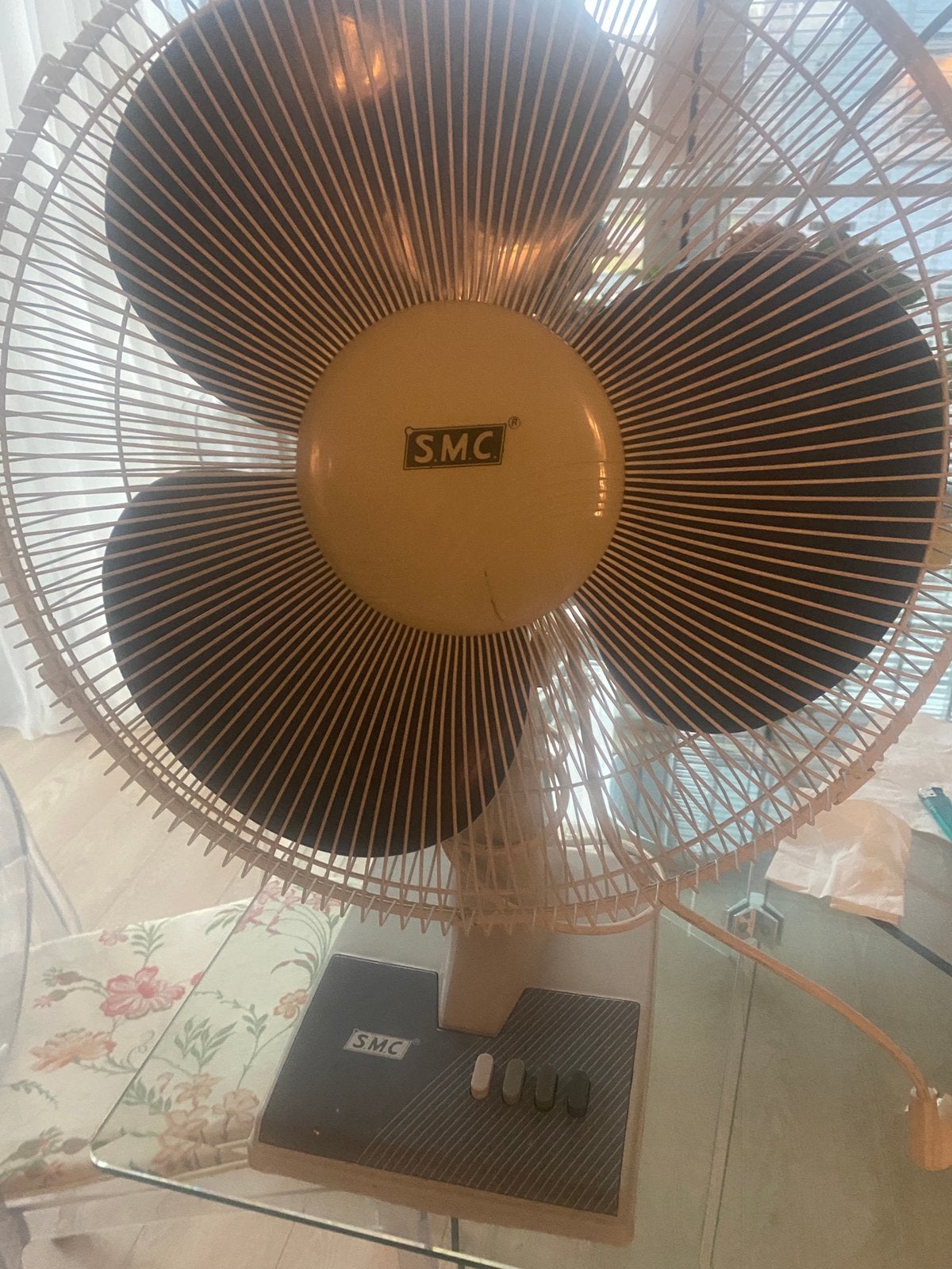 Ventilator tafelmodel SMC krachtig, Ophalen, Zo goed als nieuw