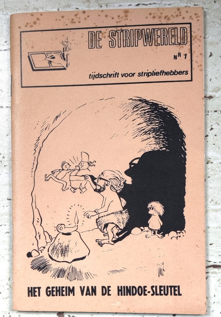 De Stripwereld nr 1 Het geheim van de Hindoe sleutel 1974, Eén stripboek, Ophalen of Verzenden, Gelezen