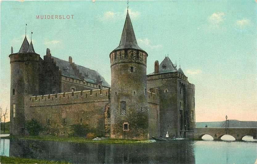 300-164-015 Muiden Muiderslot, Verzamelen, Verzenden, Voor 1920, Noord-Holland