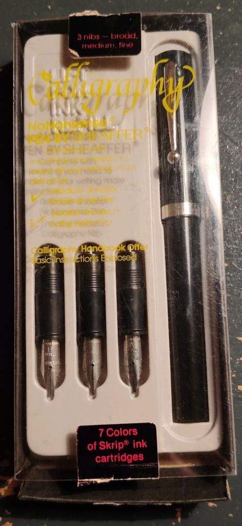 Sheaffer Nononsense pen. Calligraphy. Gebruikt., Verzamelen, Pennenverzamelingen, Ophalen of Verzenden, Balpen, Overige merken