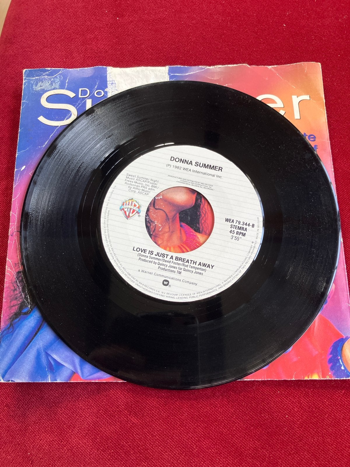 Donna Summer - State of Independence / Love Is Just a Breath, Gebruikt, Verzenden, 7 inch, Fotohoes