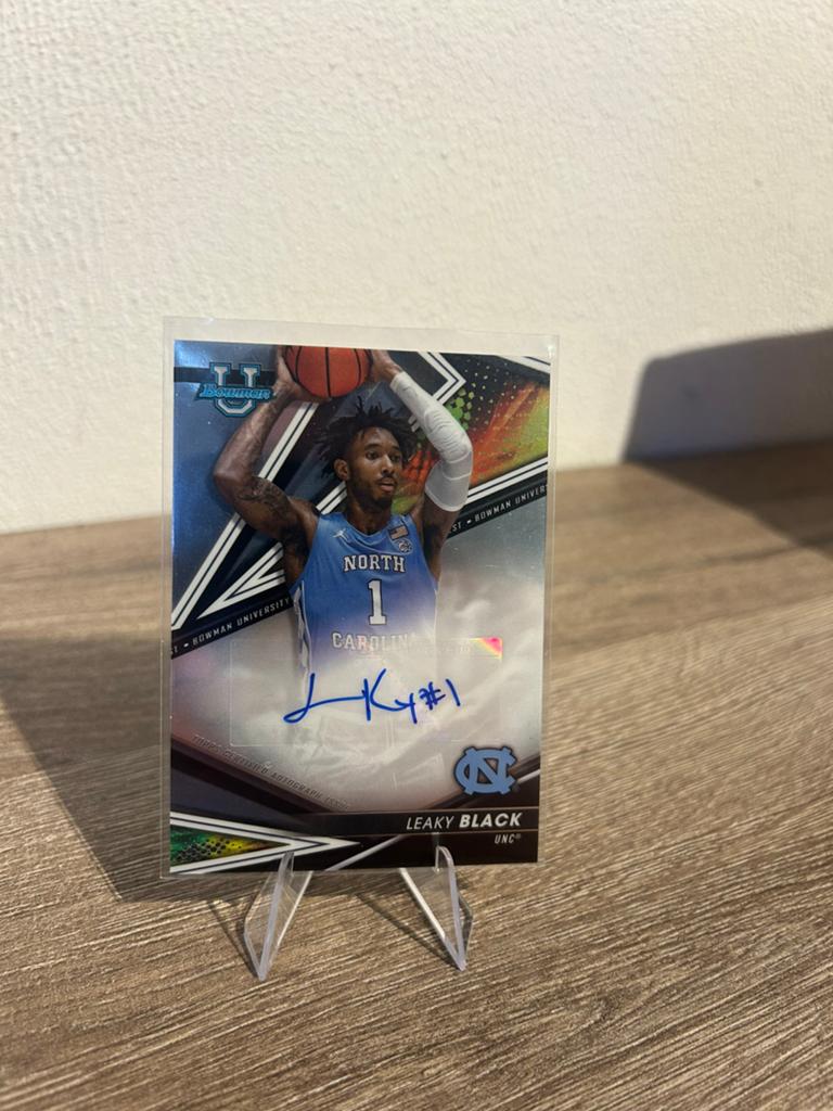 Leaky Black 2022-23 Bowman University’s Best Basketball Auto, Ophalen of Verzenden, Zo goed als nieuw, Plaatje