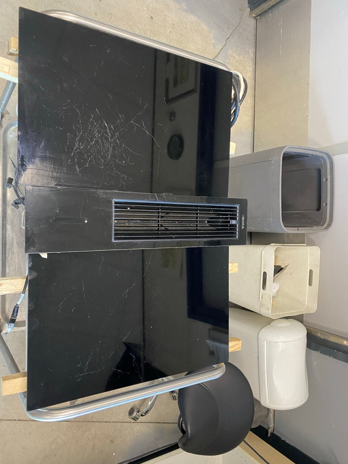 BORA CKA2SB Afzuigsysteem -met inductie, Gebruikt, Inbouw, Inductie, 4 kookzones