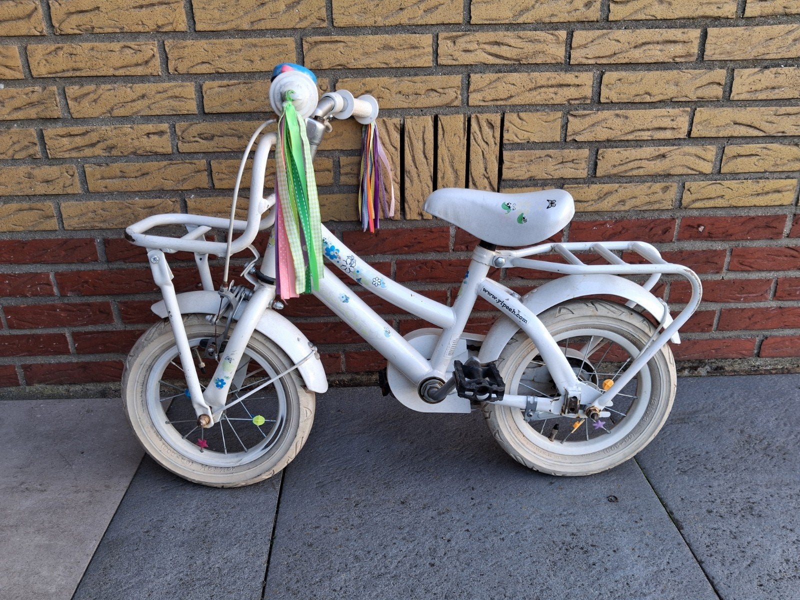 Meisjesfiets, kinderfiets, 12 inch, Ophalen, Gebruikt, Terugtraprem, Minder dan 16 inch