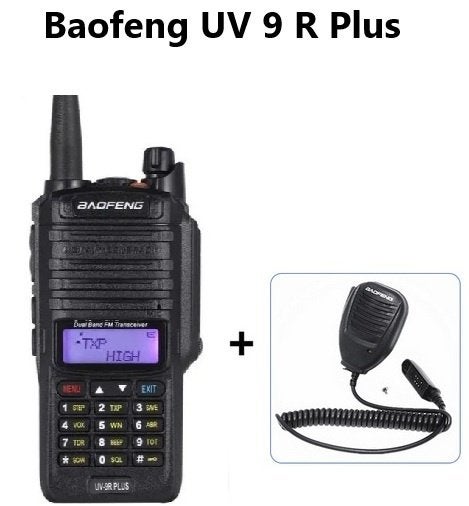 Baofeng UV 9 R 8W portofoon walkie talkie | NIEUW, Met broekklem, Verzenden, 5 tot 15 km, Nieuw