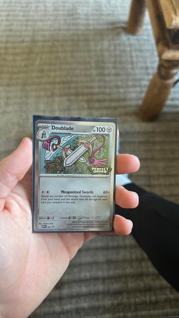 Doublade 67 prerelease kaart pokemon perfect order, Ophalen of Verzenden, Zo goed als nieuw
