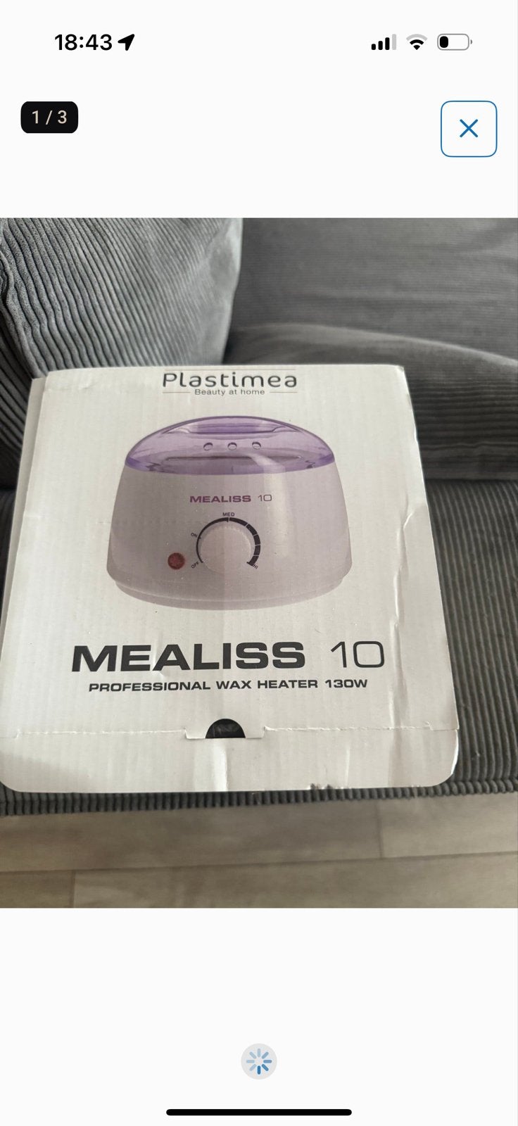 Mealiss 10 Professionele Wax Heater 130W met Waxkorrels, Ophalen of Verzenden, Zo goed als nieuw, Overige typen
