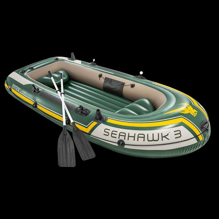 Opblaasbare boot Intex Intex Seahawk 3pers., Ophalen of Verzenden, Zo goed als nieuw