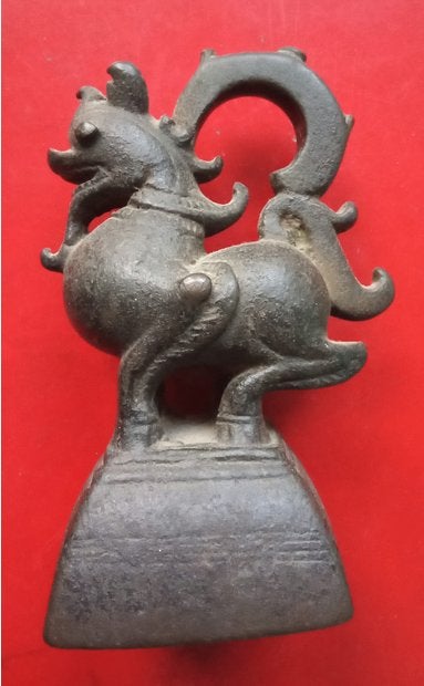 opiumgewicht leeuwgewicht chinthe nr. 72, Antiek en Kunst, Ophalen of Verzenden