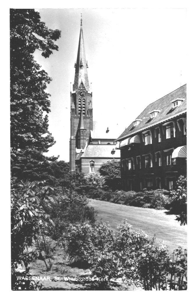 988153 Wassenaar 1972 St Willibrordus Kerk  Onbeschreven, Ophalen of Verzenden, 1960 tot 1980, Ongelopen, Zuid-Holland