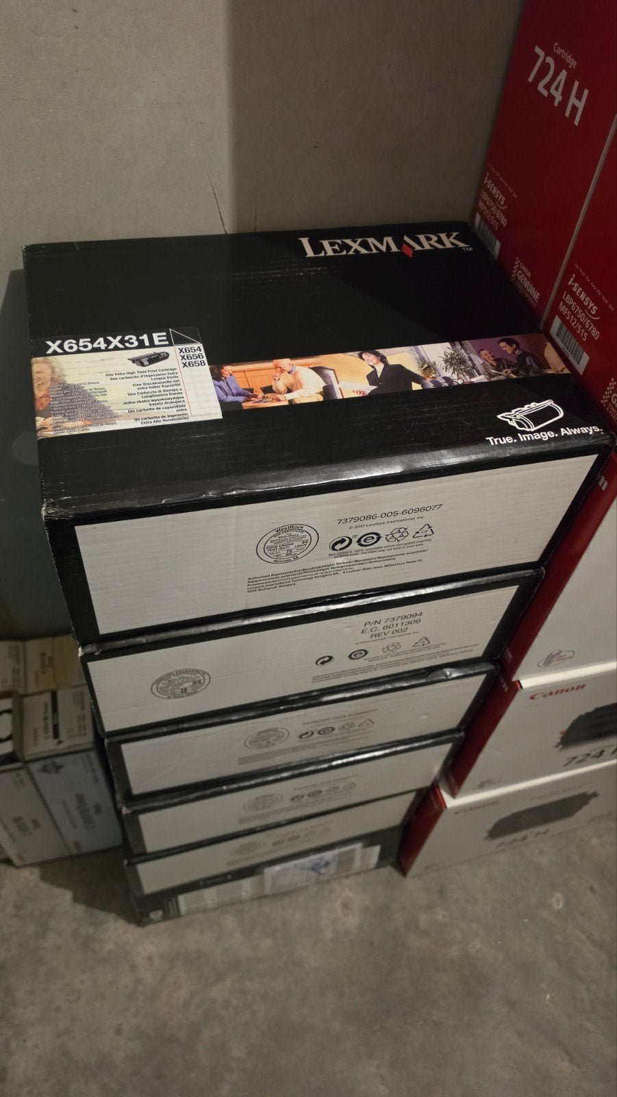 Partij van 6x Originele Lexmark X654X31E Toners (Nieuw), Ophalen, Nieuw, Toner, Lexmark
