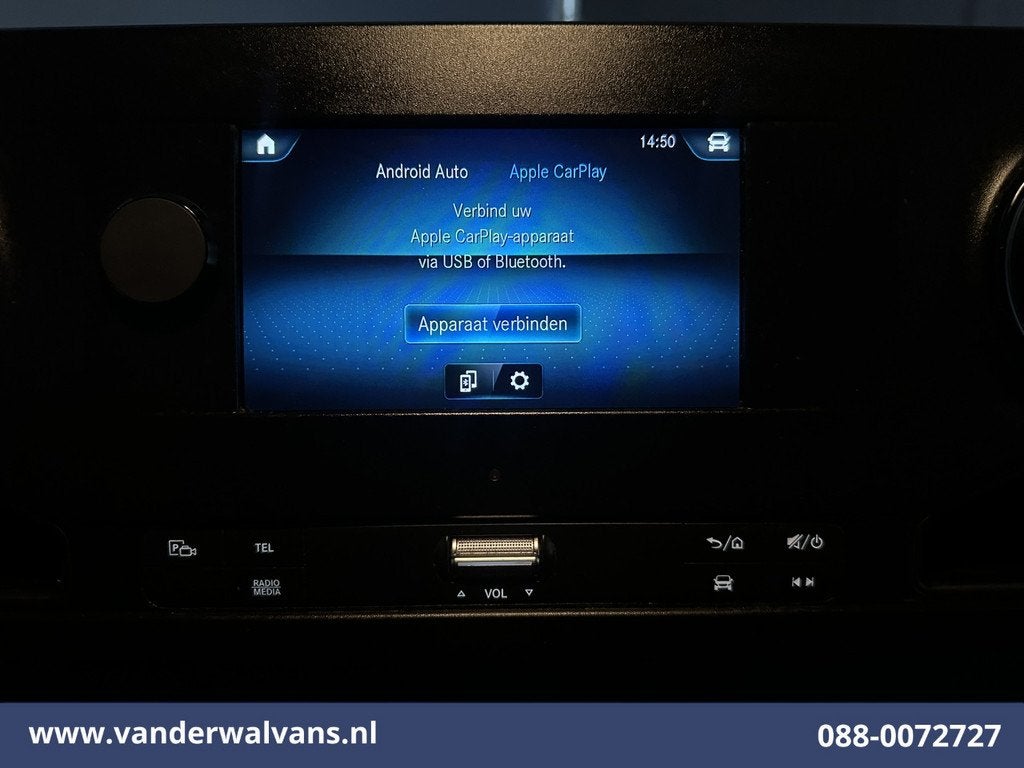 Mercedes-Benz Sprinter 316 CDI 164pk L3H2 Euro6 Airco | Came, Auto's, Bestelauto's, 13 km/l, 4 cilinders, 2000 kg, Wit