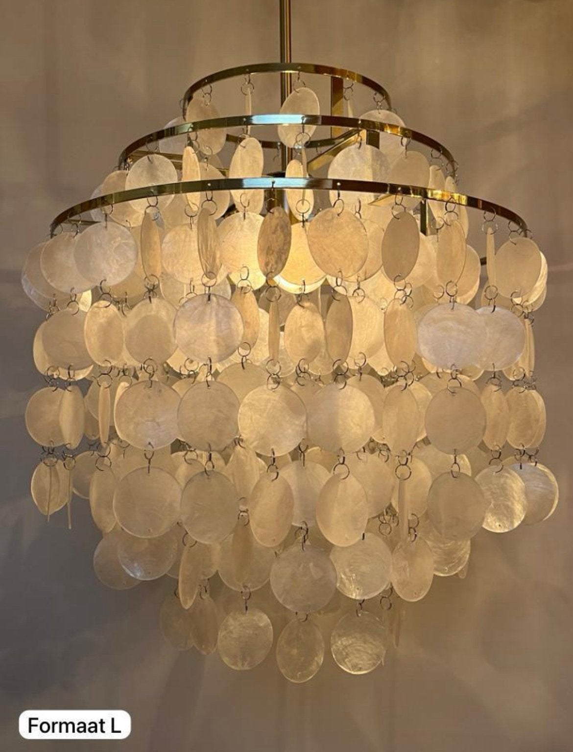 Foto 8 van Zomer aanbieding ! Luxe capiz schelpen hanglampen