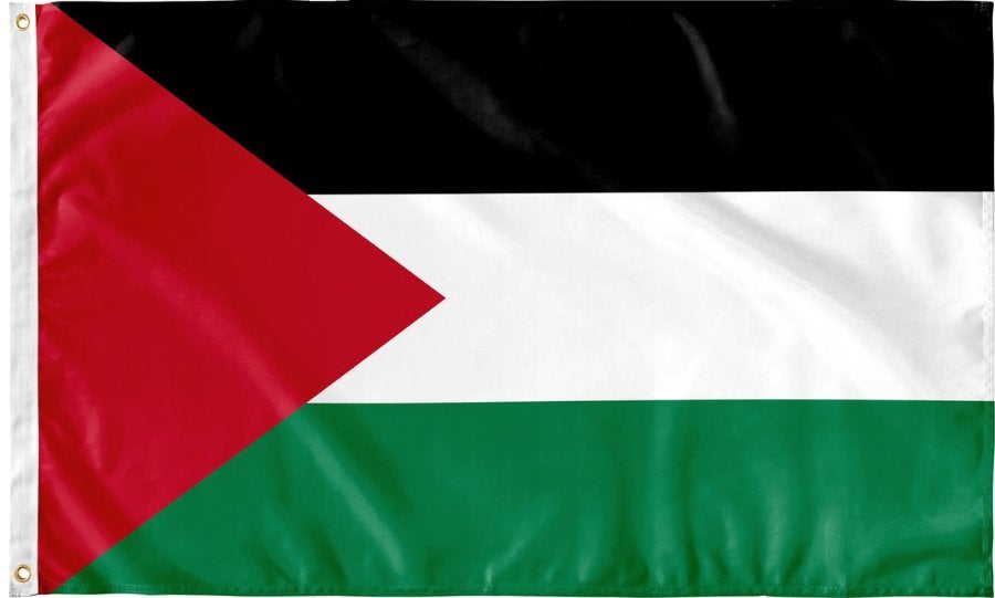 Palestijns Vlag 100x150cm - Kwaliteitsvlag in verpakking, Ophalen of Verzenden, Nieuw