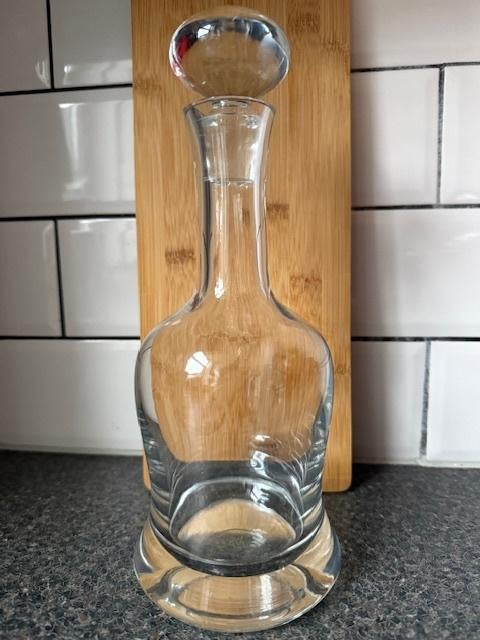 Glazen waterkan/karaf, Ophalen of Verzenden, Zo goed als nieuw, Overige typen