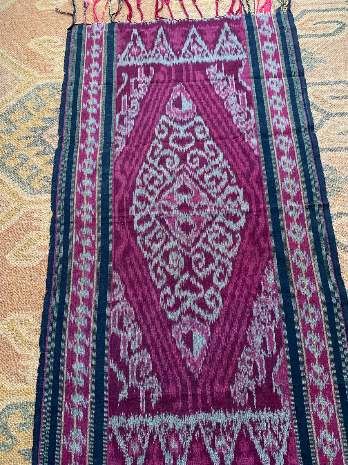 Prachtige handgeweven Ikat doek uit Indonesië, Ophalen of Verzenden