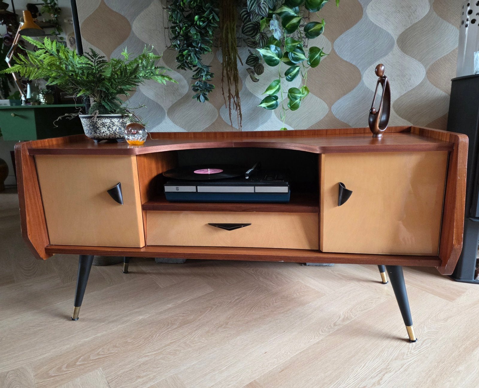 Vintage Kaptafel/Stereokastje uit de jaren '60, Ophalen of Verzenden