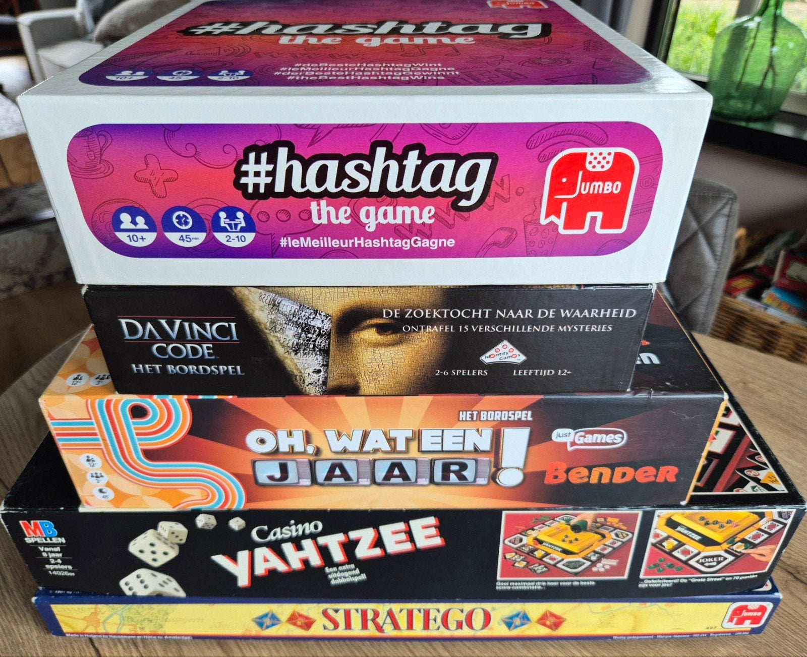 5 Gezelschapsspellen compleet nieuwstaat, Ophalen of Verzenden, Zo goed als nieuw