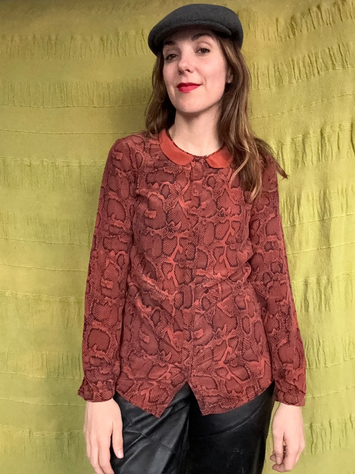 blouse Drykorn for beautiful people - zijde - print -34/XS, Hgv, Hgv, Ophalen of Verzenden, Maat 34 (XS) of kleiner