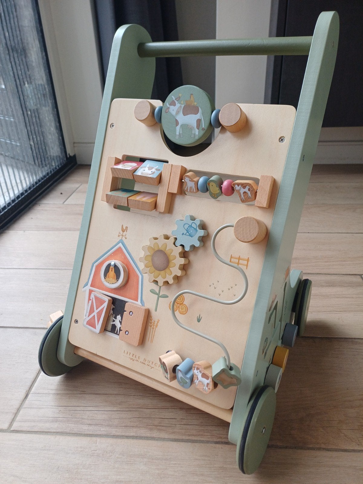 Little Dutch Activiteiten Loopwagen Little Farm, Kinderen en Baby's, Speelgoed | Babyspeelgoed, Ophalen of Verzenden, Zo goed als nieuw