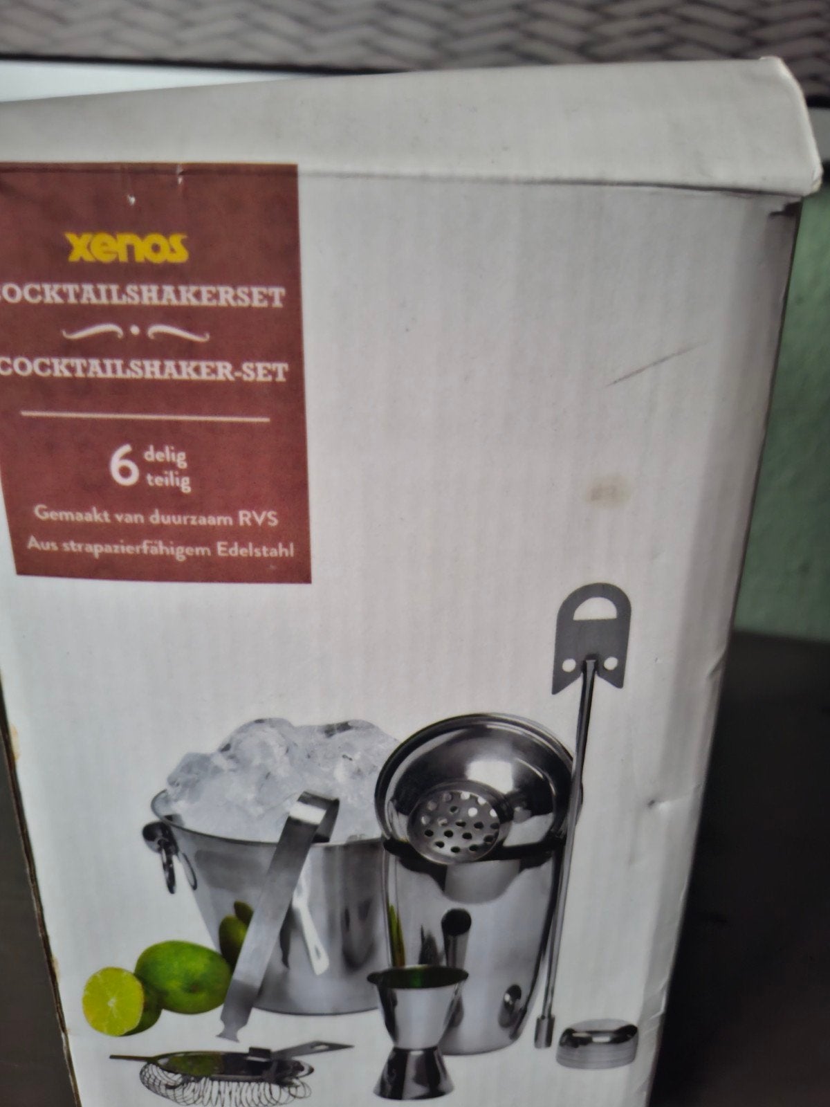 coctailsshakerset, Ophalen, Zo goed als nieuw