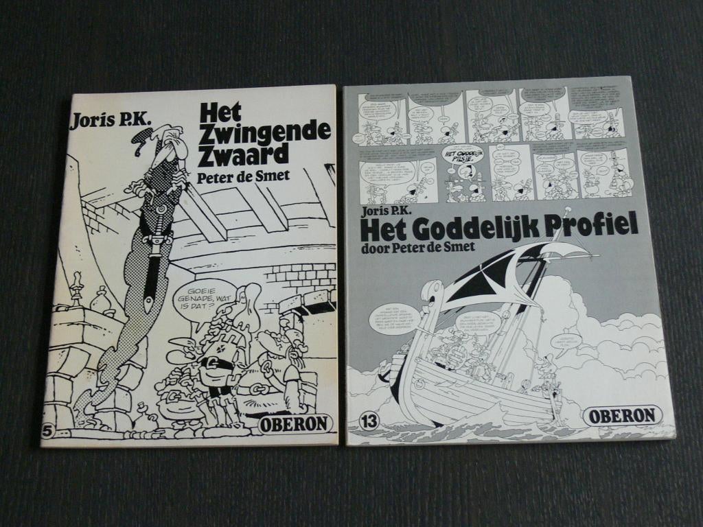 Oberon Zwartwit reeks - joris P.K. - 2 delen, Boeken, Meerdere stripboeken, Ophalen of Verzenden, Gelezen