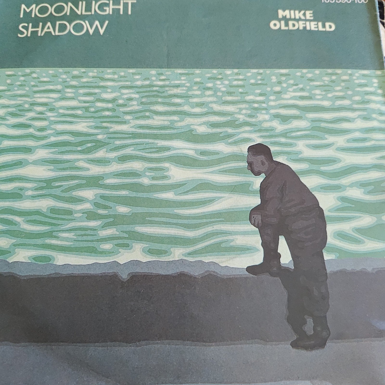 Mike Oldfield - Moonlight Shadow Single, Cd's en Dvd's, Ophalen of Verzenden, Gebruikt, 7 inch