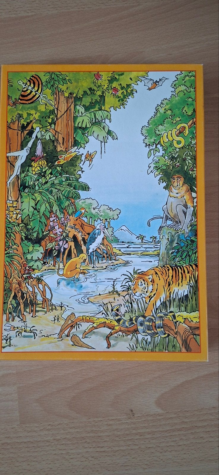 WWF Oriëntal Legpuzzel 1000 stukjes, Ophalen