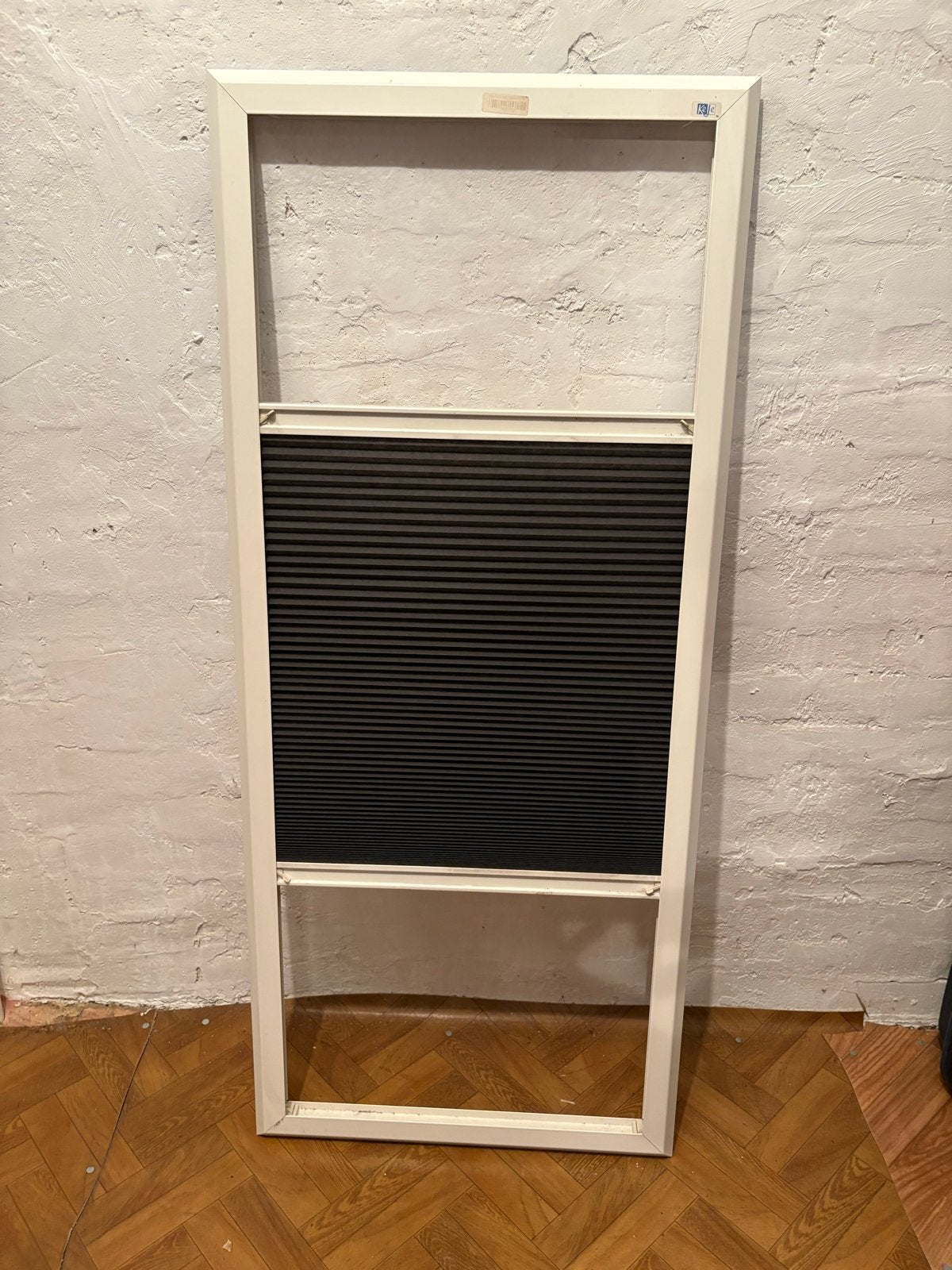 Nieuw crème kleurig Keje plisségordijn (alleen ophalen), Huis en Inrichting, Stoffering | Gordijnen en Lamellen, Ophalen, Minder dan 50 cm